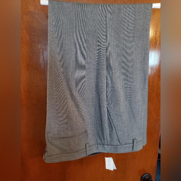 NWT 20R Grey Plaid Gap Wide Leg Trouser - Picture 3 of 10